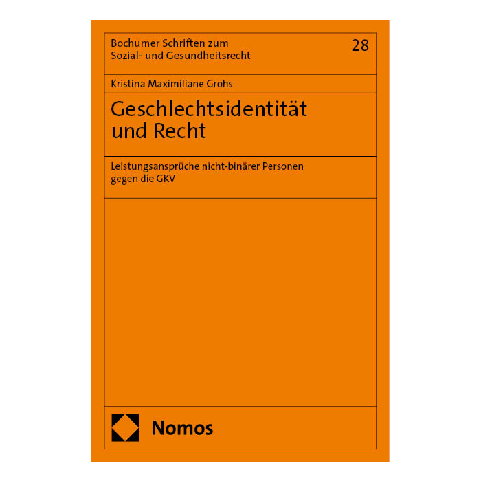 Geschlechtsidentität und Recht Geschlechtsidentität und Recht