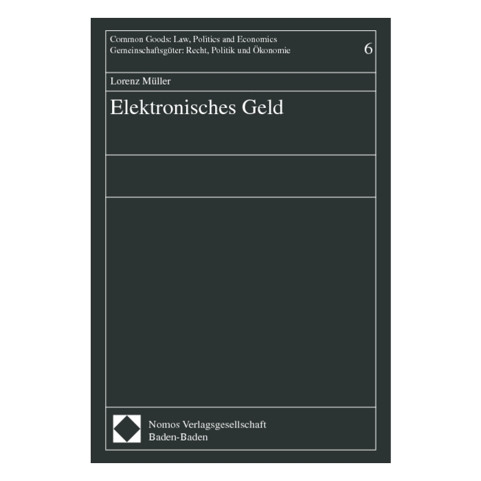 Elektronisches Geld Elektronisches Geld