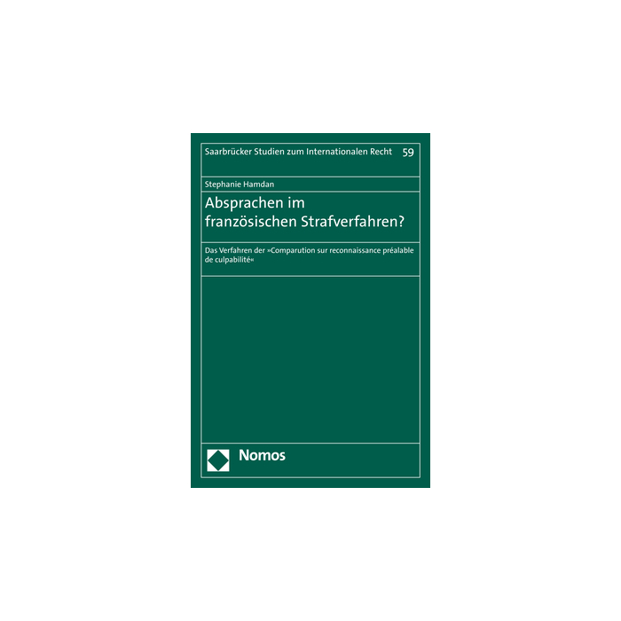 Absprachen im französischen Strafverfahren? Absprachen im französischen Strafverfahren?