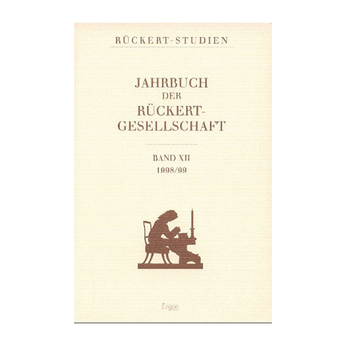 Jahrbuch der Rückert Gesellschaft Jahrbuch der Rückert Gesellschaft