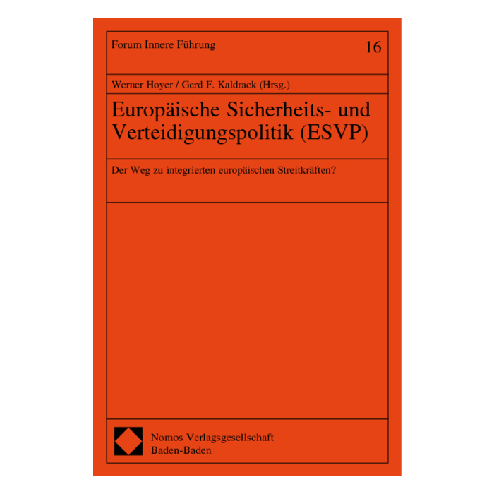 Europäische Sicherheits- und Verteidigungspolitik (ESVP) Europäische Sicherheits- und Verteidigungspolitik (ESVP)