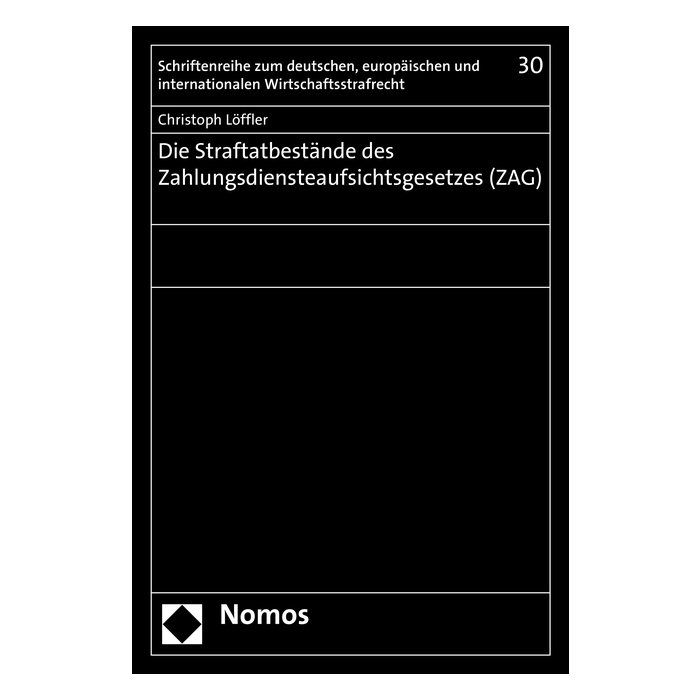 Die Straftatbestände des Zahlungsdiensteaufsichtsgesetzes (ZAG) Die Straftatbestände des Zahlungsdiensteaufsichtsgesetzes (ZAG)