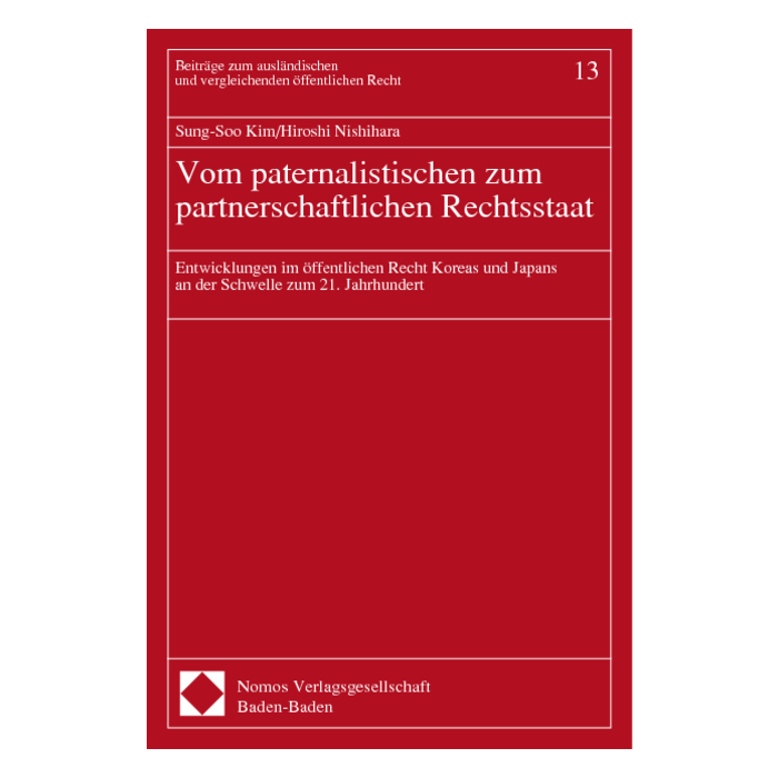 Vom paternalistischen zum partnerschaftlichen Rechtsstaat Vom paternalistischen zum partnerschaftlichen Rechtsstaat