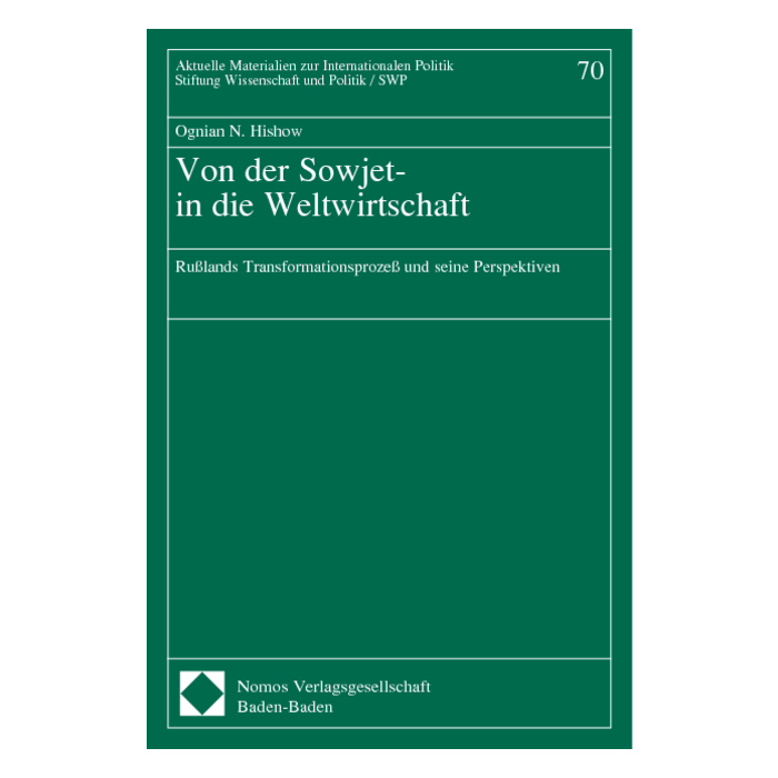 Von der Sowjet- in die Weltwirtschaft Von der Sowjet- in die Weltwirtschaft