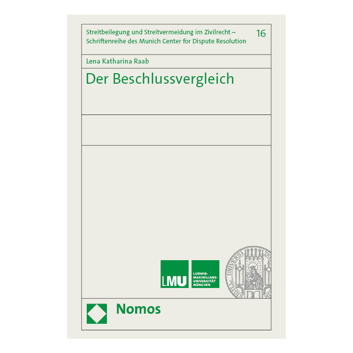 Der Beschlussvergleich Der Beschlussvergleich