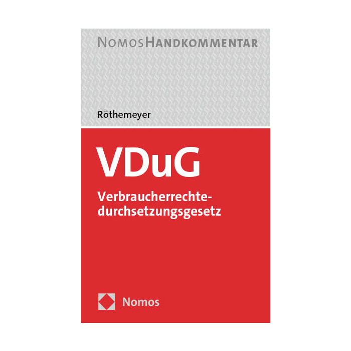 VDuG – Verbraucherrechtedurchsetzungsgesetz VDuG – Verbraucherrechtedurchsetzungsgesetz