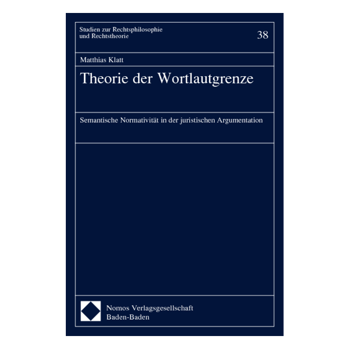 Theorie der Wortlautgrenze Theorie der Wortlautgrenze