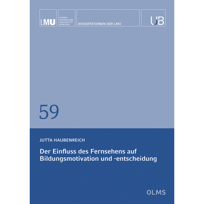 Der Einfluss des Fernsehens auf Bildungsmotivation und -entscheidung Der Einfluss des Fernsehens auf Bildungsmotivation und -entscheidung