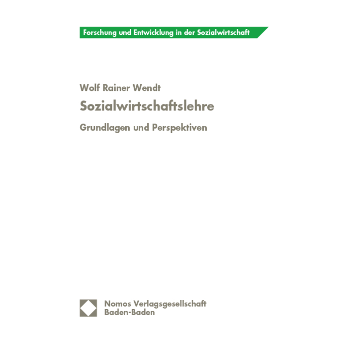 Sozialwirtschaftslehre Sozialwirtschaftslehre