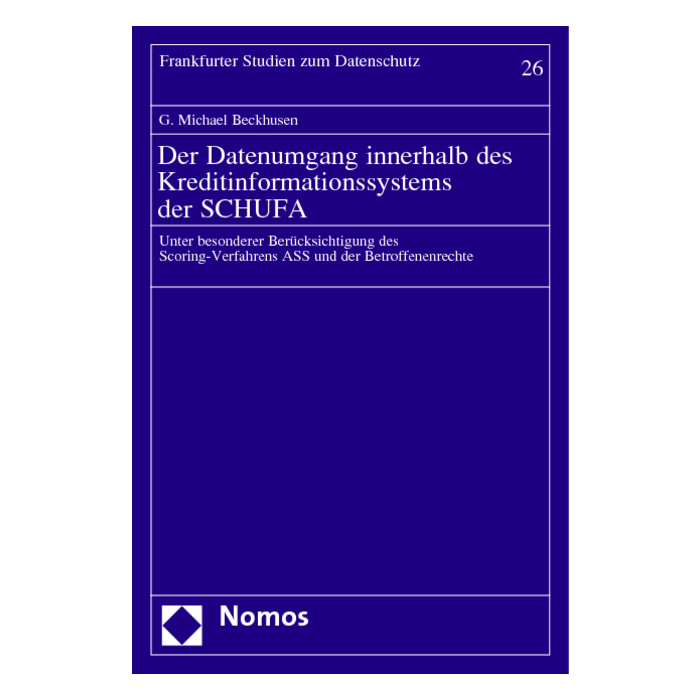 Der Datenumgang innerhalb des Kreditinformationssystems der SCHUFA Der Datenumgang innerhalb des Kreditinformationssystems der SCHUFA
