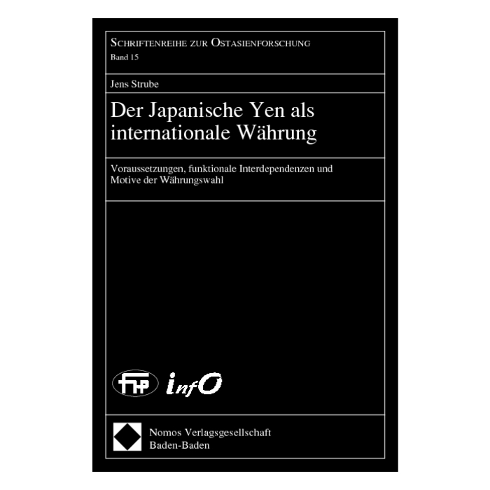 Der Japanische Yen als internationale Währung Der Japanische Yen als internationale Währung