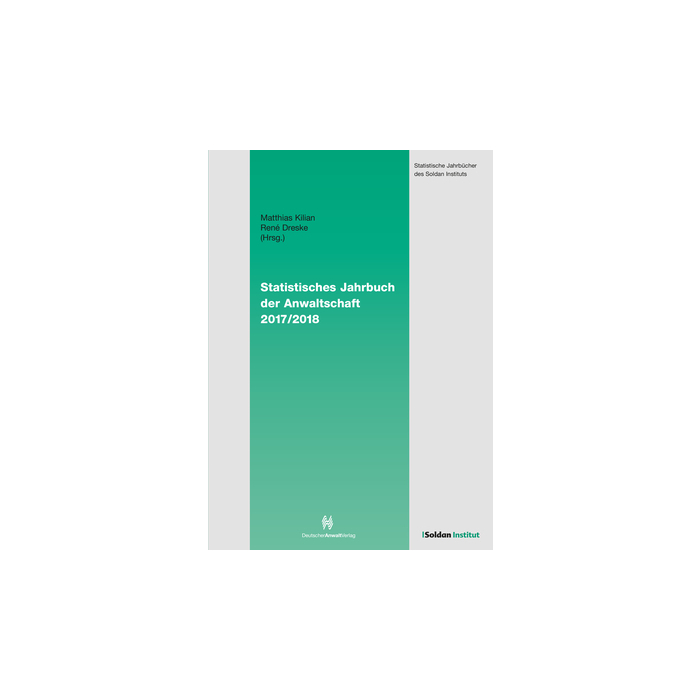 Statistisches Jahrbuch der Anwaltschaft 2017/2018 Statistisches Jahrbuch der Anwaltschaft 2017/2018