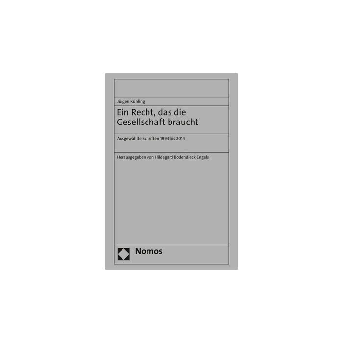 Ein Recht, das die Gesellschaft braucht Ein Recht, das die Gesellschaft braucht