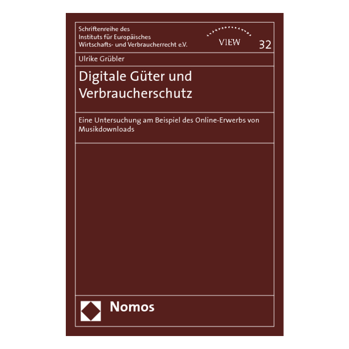 Digitale Güter und Verbraucherschutz Digitale Güter und Verbraucherschutz