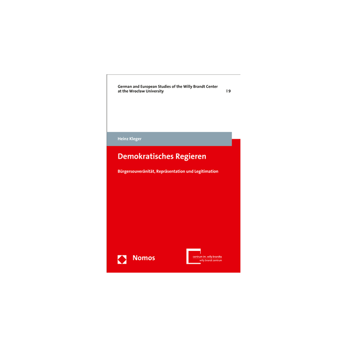 Demokratisches Regieren Demokratisches Regieren