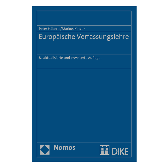 Europäische Verfassungslehre Europäische Verfassungslehre