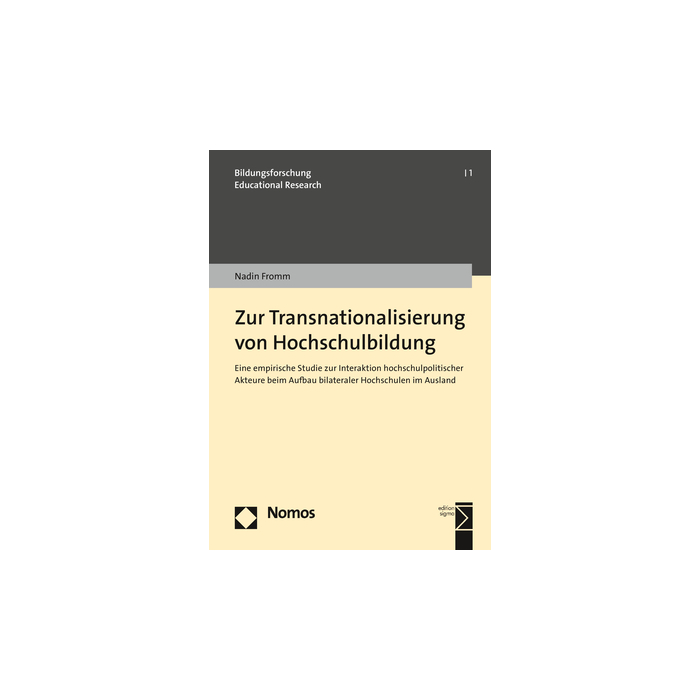 Zur Transnationalisierung von Hochschulbildung Zur Transnationalisierung von Hochschulbildung