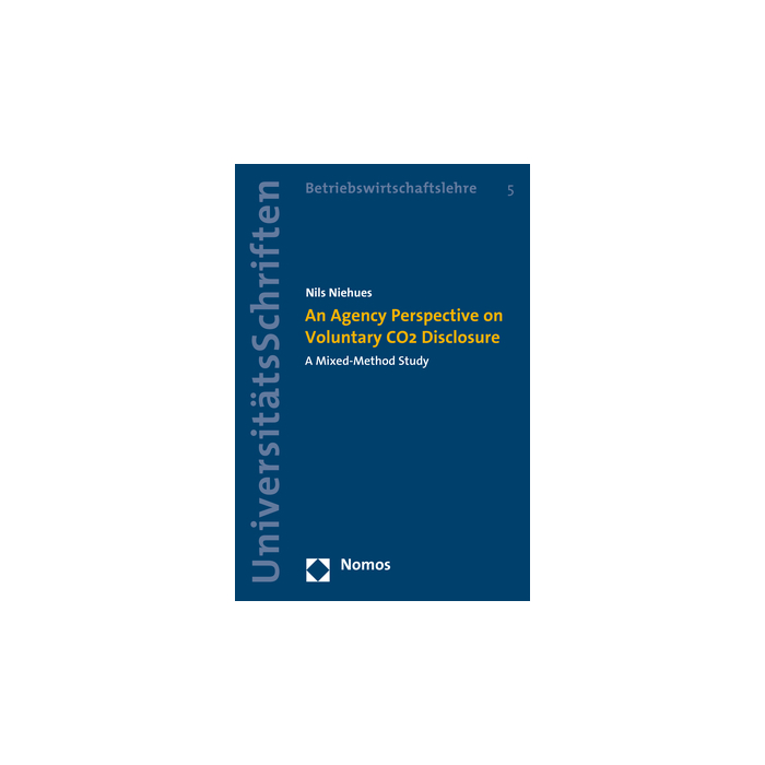 An Agency Perspective on Voluntary CO2 Disclosure An Agency Perspective on Voluntary CO2 Disclosure