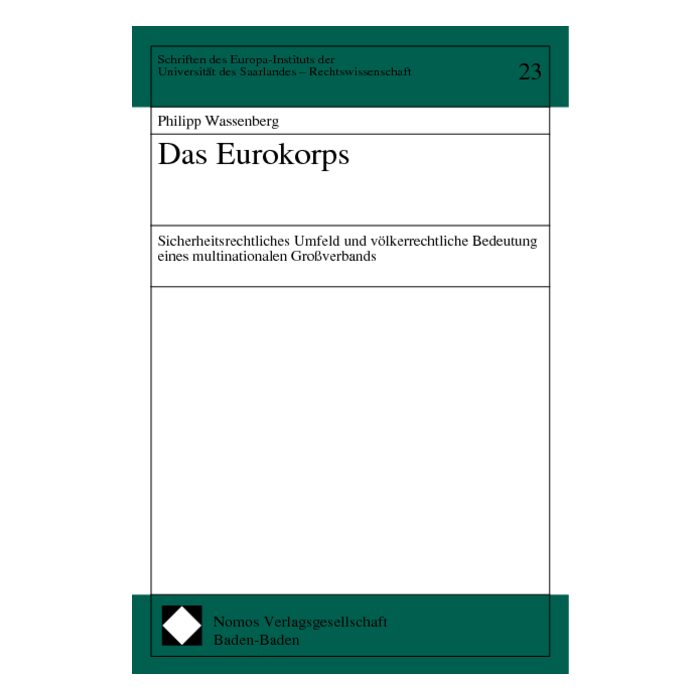 Das Eurokorps Das Eurokorps