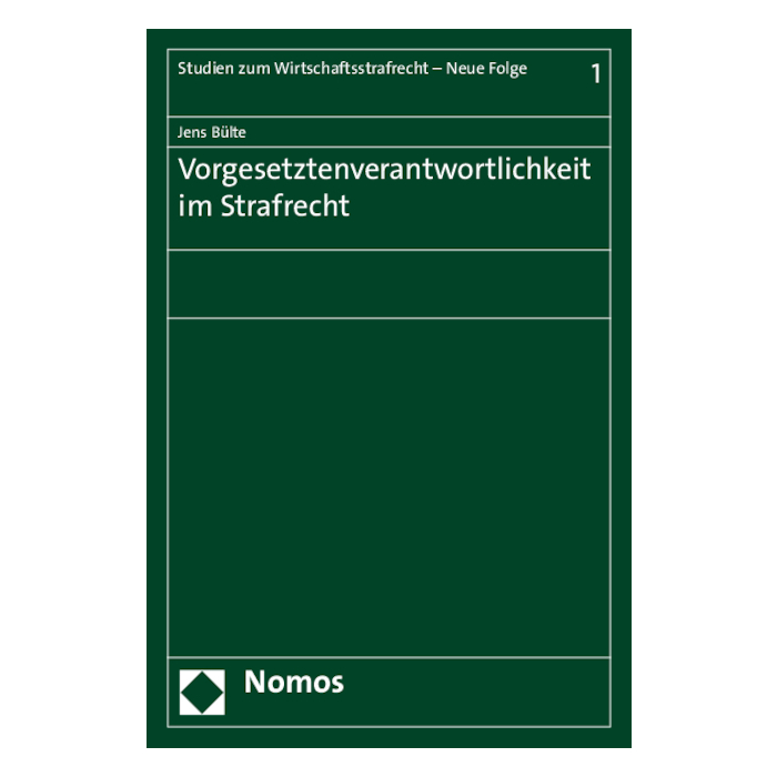 Vorgesetztenverantwortlichkeit im Strafrecht Vorgesetztenverantwortlichkeit im Strafrecht