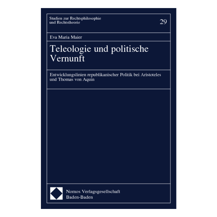 Teleologie und politische Vernunft Teleologie und politische Vernunft