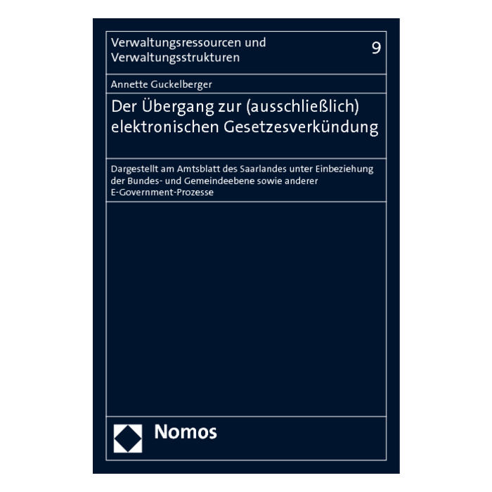 Der Übergang zur (ausschließlich) elektronischen Gesetzesverkündung Der Übergang zur (ausschließlich) elektronischen Gesetzesverkündung