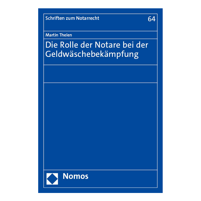 Die Rolle der Notare bei der Geldwäschebekämpfung Die Rolle der Notare bei der Geldwäschebekämpfung