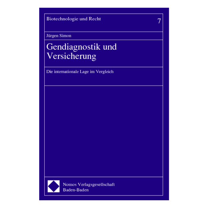 Gendiagnostik und Versicherung Gendiagnostik und Versicherung