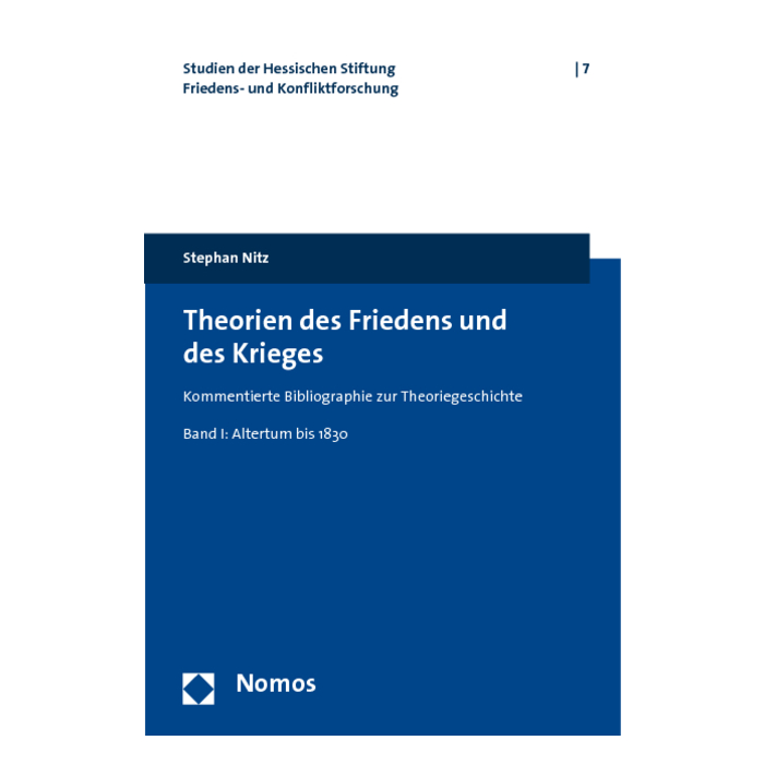 Theorien des Friedens und des Krieges Theorien des Friedens und des Krieges