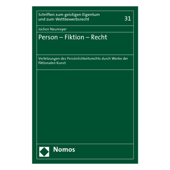 Person - Fiktion - Recht Person - Fiktion - Recht
