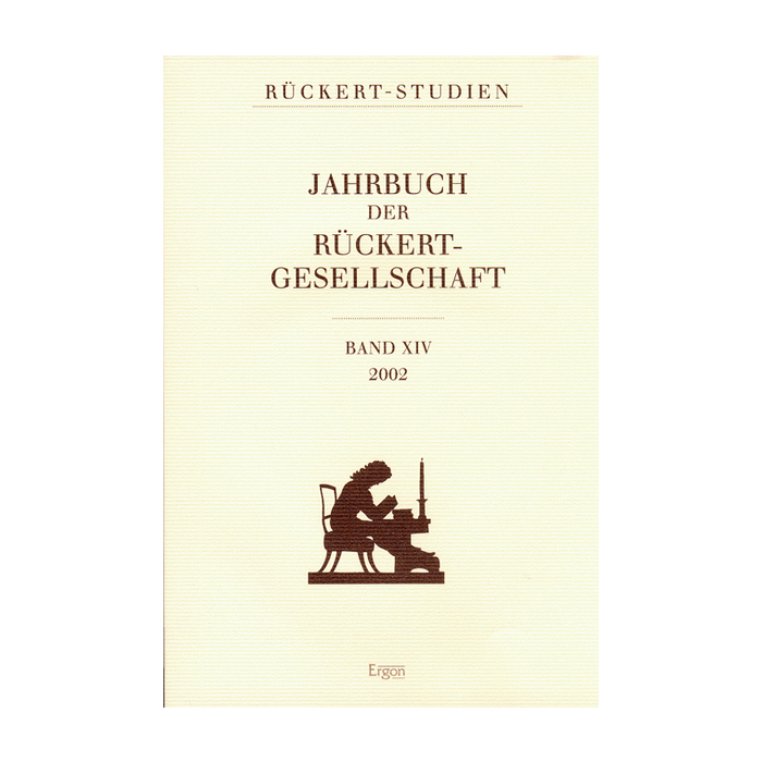 Jahrbuch der Rückert Gesellschaft Jahrbuch der Rückert Gesellschaft