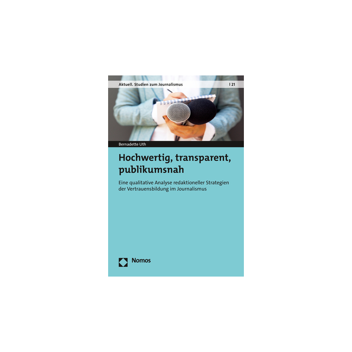 Hochwertig, transparent, publikumsnah Hochwertig, transparent, publikumsnah