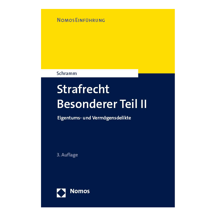 Strafrecht Besonderer Teil II Strafrecht Besonderer Teil II