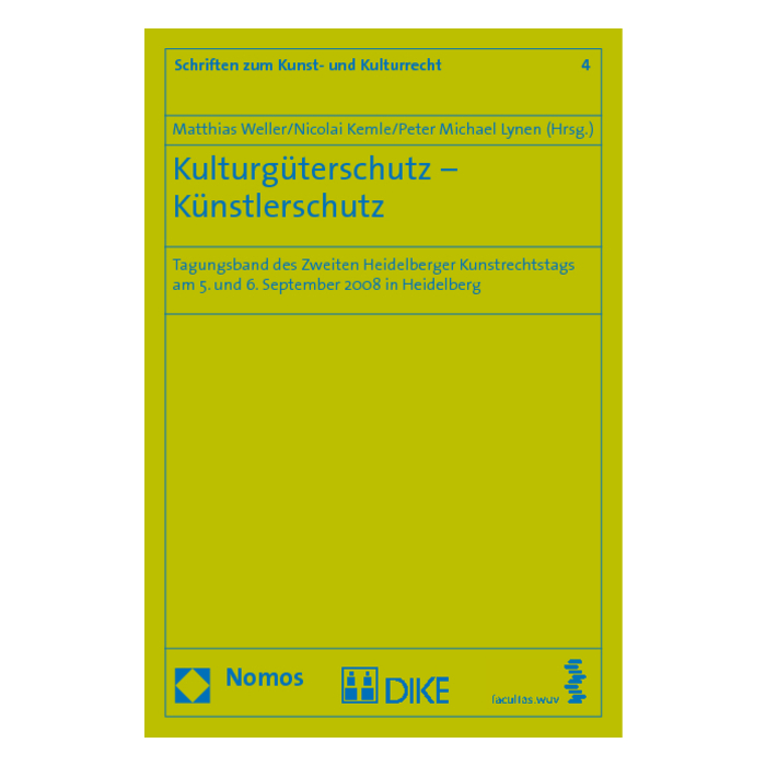 Kulturgüterschutz - Künstlerschutz Kulturgüterschutz - Künstlerschutz