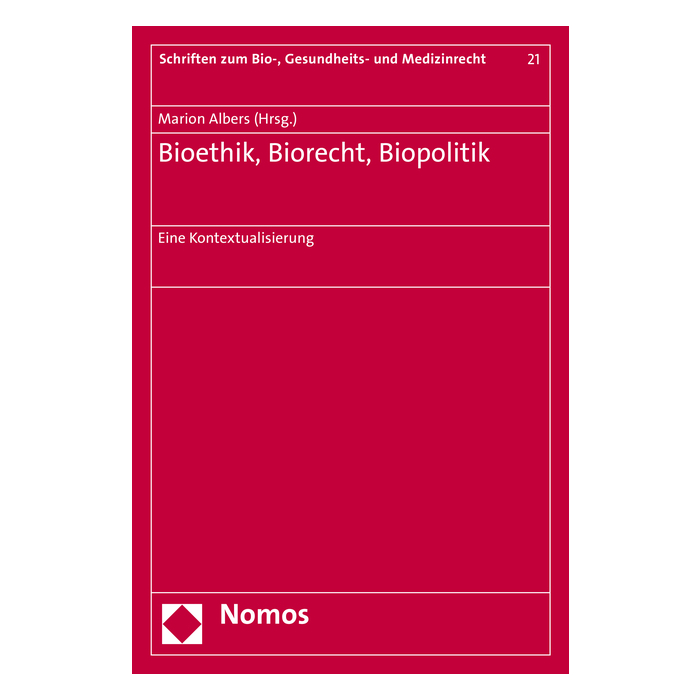Bioethik, Biorecht, Biopolitik Bioethik, Biorecht, Biopolitik