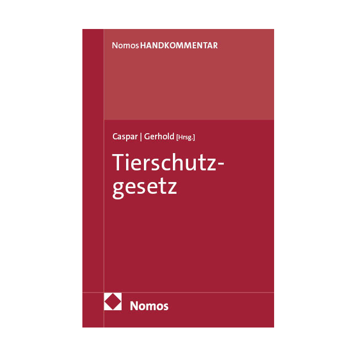 Tierschutzgesetz: TierSchG Tierschutzgesetz: TierSchG