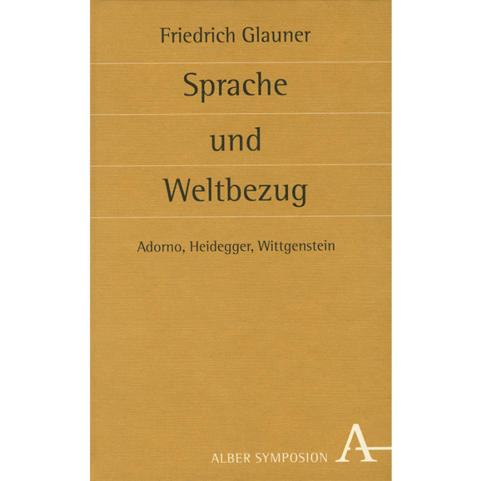 Sprache und Weltbezug Sprache und Weltbezug