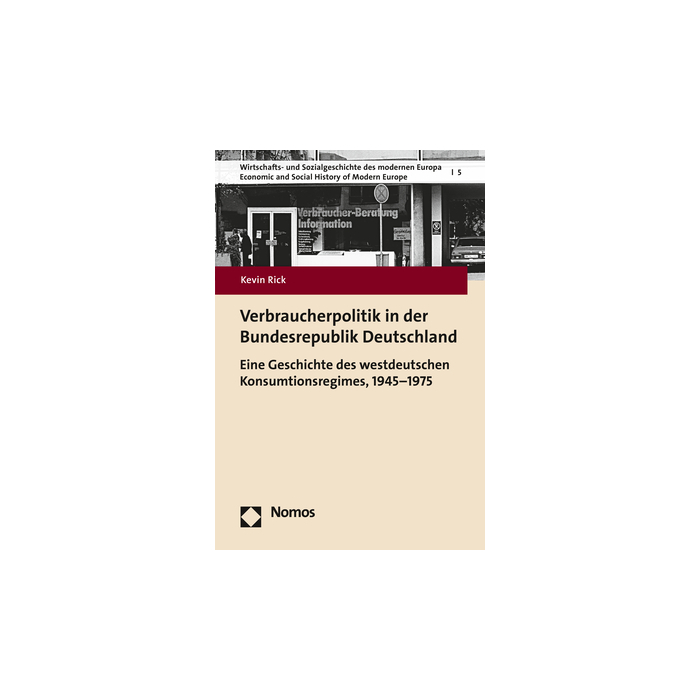 Verbraucherpolitik in der Bundesrepublik Deutschland Verbraucherpolitik in der Bundesrepublik Deutschland