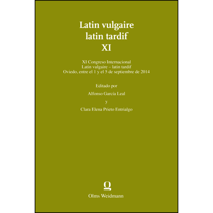 Latin vulgaire – latin tardif XI Latin vulgaire – latin tardif XI