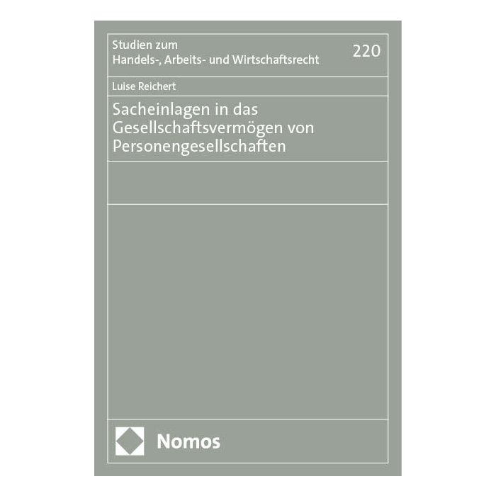 Sacheinlagen in das Gesellschaftsvermögen von Personengesellschaften Sacheinlagen in das Gesellschaftsvermögen von Personengesellschaften