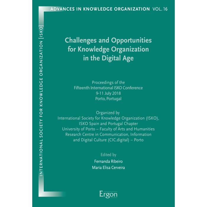 Challenges and Opportunities for Knowledge Organization in the Digital Age Challenges and Opportunities for Knowledge Organization in the Digital Age