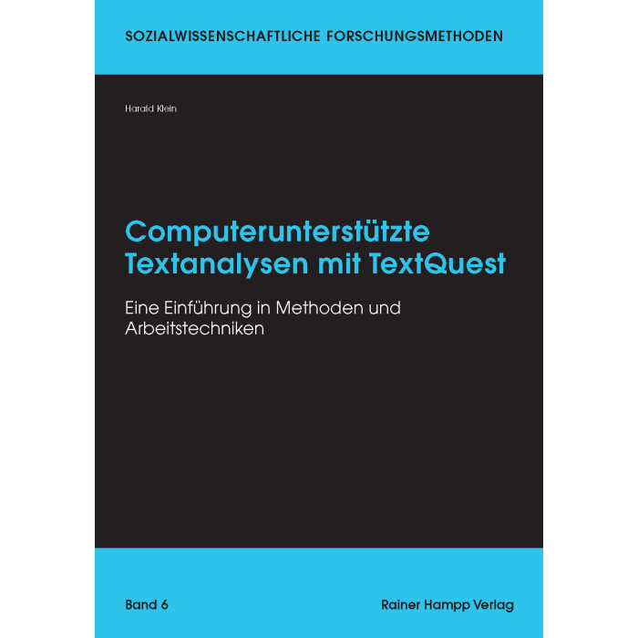 Computerunterstützte Textanalysen mit TextQuest Computerunterstützte Textanalysen mit TextQuest