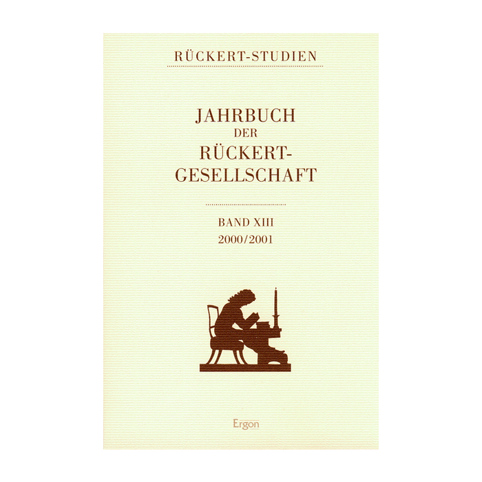 Jahrbuch der Rückert Gesellschaft Jahrbuch der Rückert Gesellschaft