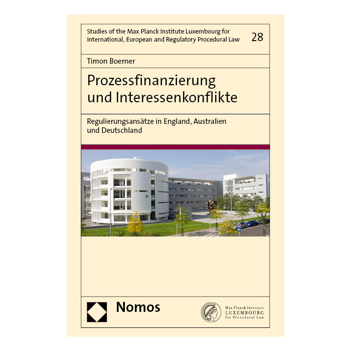 Prozessfinanzierung und Interessenkonflikte Prozessfinanzierung und Interessenkonflikte