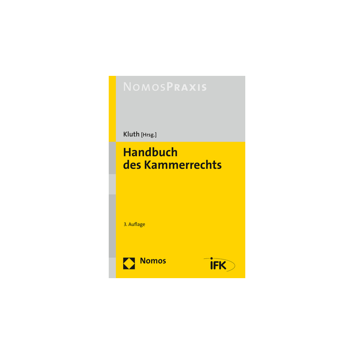 Handbuch des Kammerrechts Handbuch des Kammerrechts