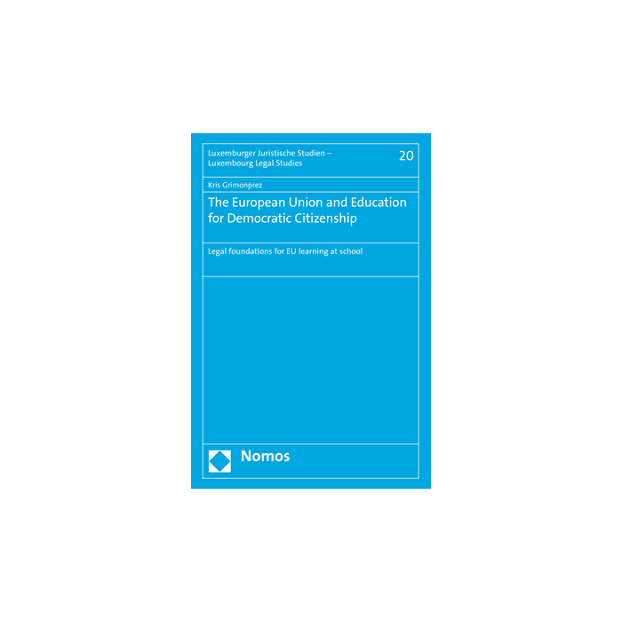 The European Union and Education for Democratic Citizenship The European Union and Education for Democratic Citizenship