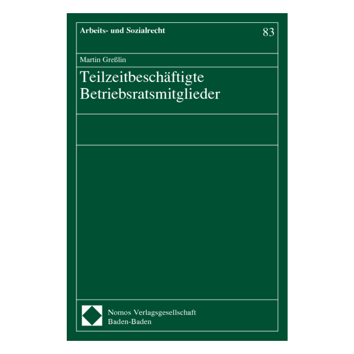 Teilzeitbeschäftigte Betriebsratsmitglieder Teilzeitbeschäftigte Betriebsratsmitglieder