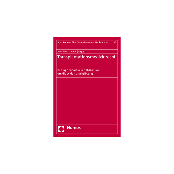 Transplantationsmedizinrecht Transplantationsmedizinrecht