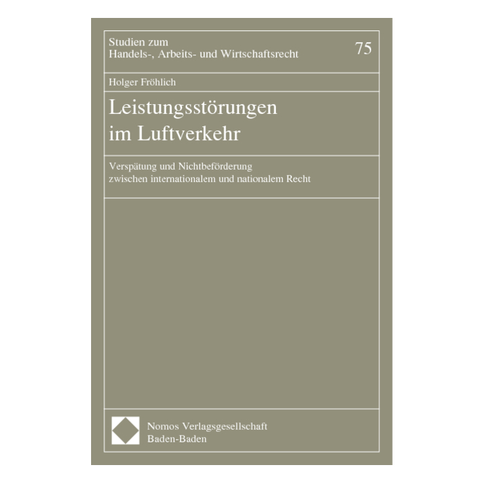 Leistungsstörungen im Luftverkehr Leistungsstörungen im Luftverkehr