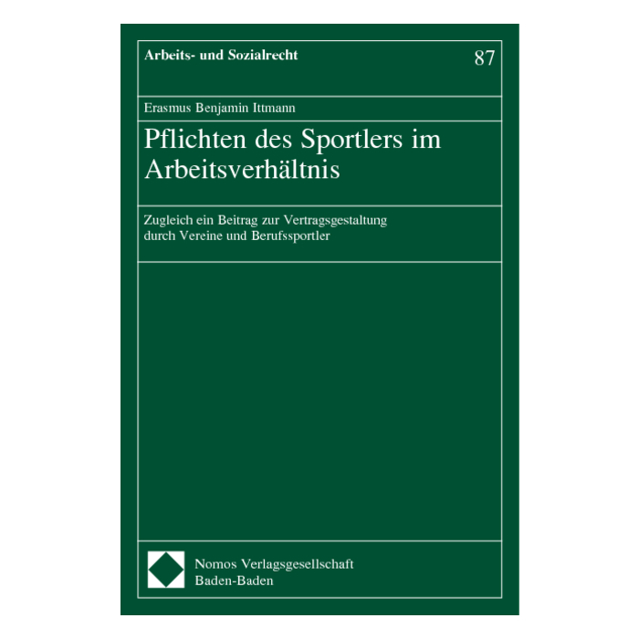 Pflichten des Sportlers im Arbeitsverhältnis Pflichten des Sportlers im Arbeitsverhältnis